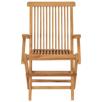 Sedie da Giardino con Cuscini Tortora 4 pz Legno Massello Teak 3065640