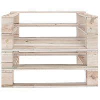 Divano Pallet da Giardino in Legno di Pino Impregnato 315821