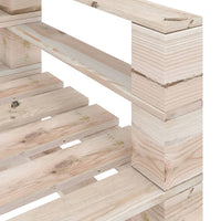 Divano Pallet da Giardino in Legno di Pino Impregnato 315821