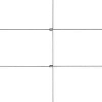 Recinzione da Giardino in Acciaio Zincato 50x1 m Argento cod mxl 20056