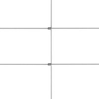 Recinzione da Giardino in Acciaio Zincato 50 m 150 cm Argento 149505