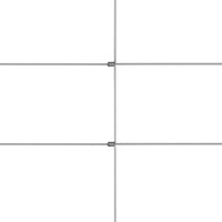 Recinzione da Giardino in Acciaio Zincato 50x1,6 m Argento cod mxl 26311