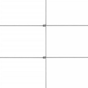 Recinzione da Giardino in Acciaio Zincato 50x1,6 m Argento 149511