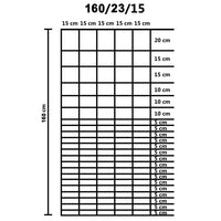 Recinzione da Giardino in Acciaio Zincato 50x1,6 m Argento 149511