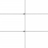 Recinzione da Giardino in Acciaio Zincato 50x1,6 m Argento 149516