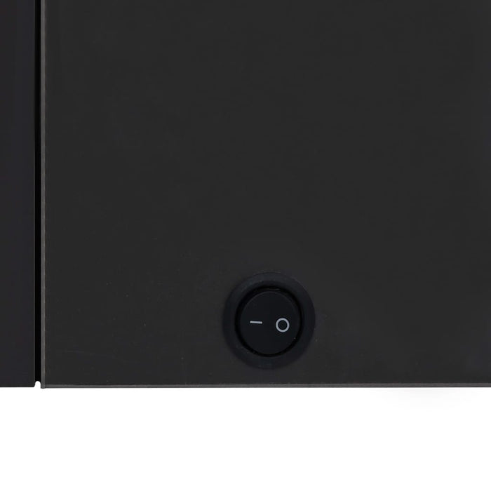 Armadietto Bagno con Specchio e LED-Mobiletto a specchio 50x13x70 cm