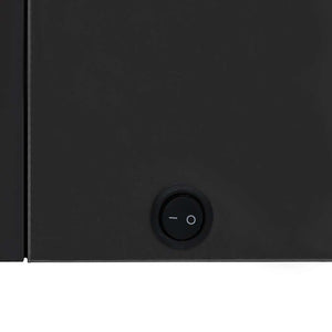 Armadietto Bagno con Specchio e LED-Mobile bagno con specchio 89x14x62 cm