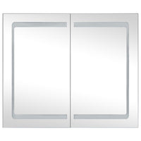 Mobile bagno specchio LED 80 x 12,2 x 68 cm 02_0006569