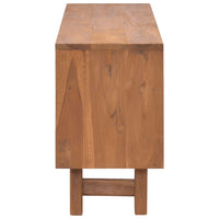 Mobile Porta TV 110x30x50 cm in Legno Massello di Teak 326117