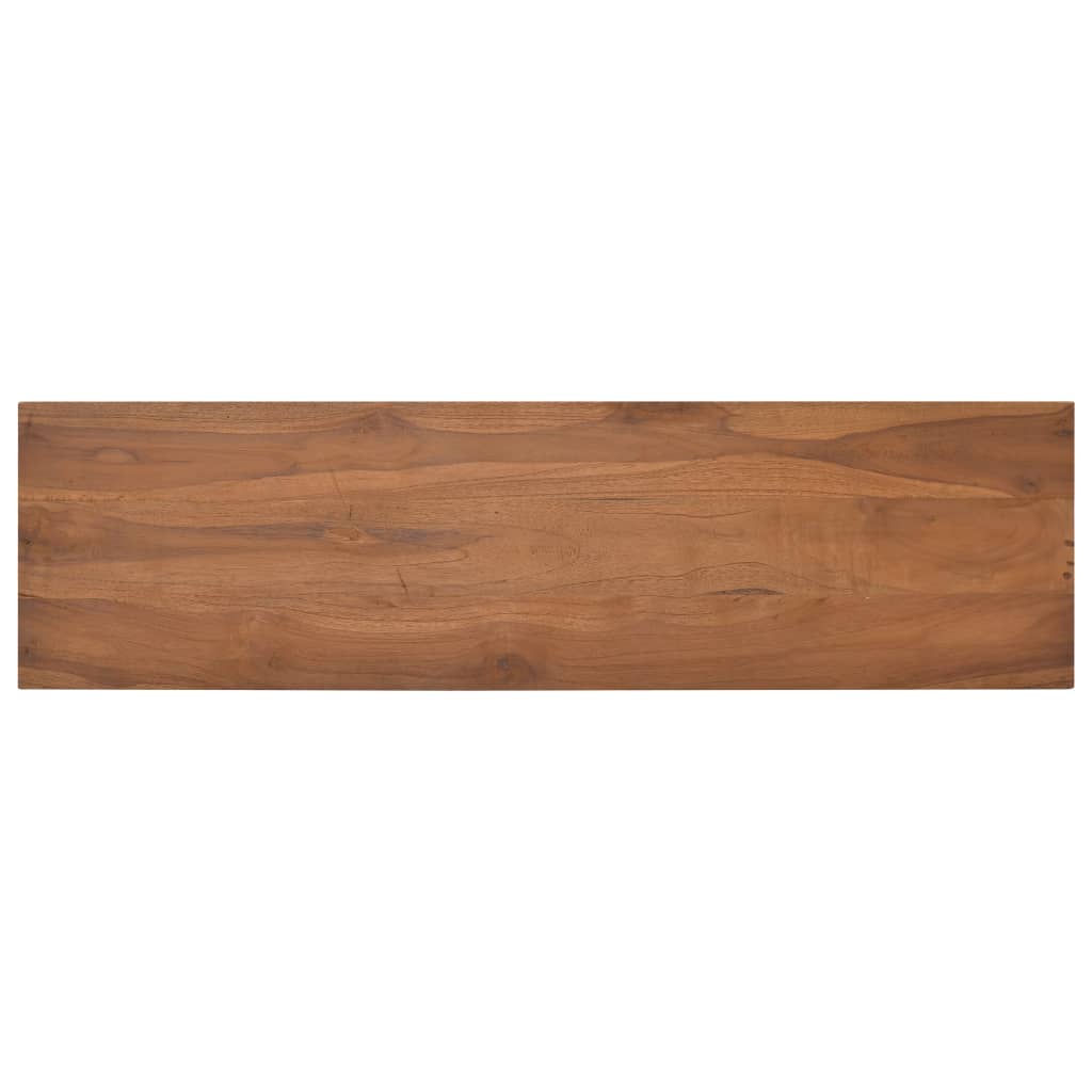 Mobile Porta TV 110x30x50 cm in Legno Massello di Teak 326117