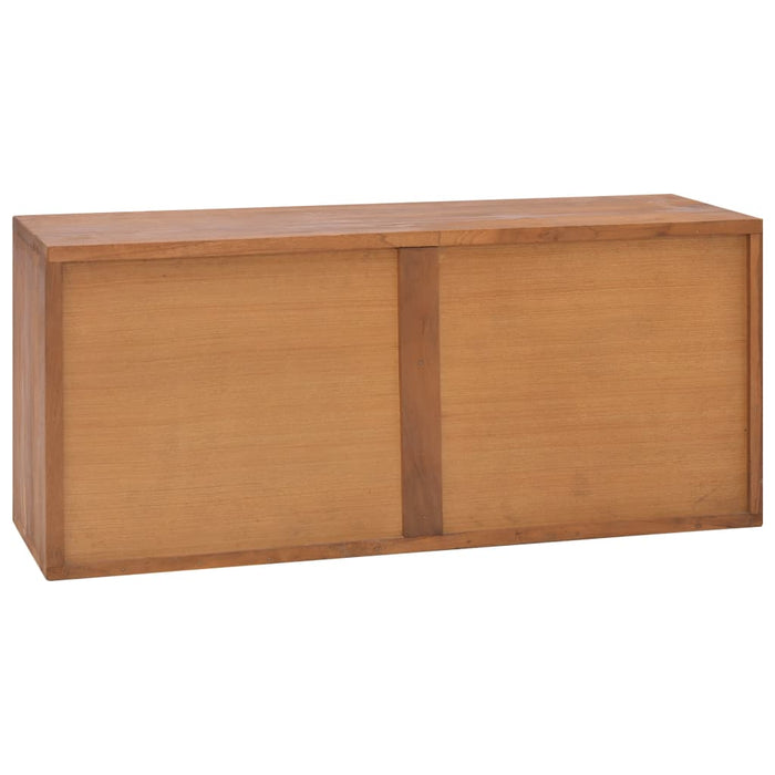 Mobile Porta TV 90x30x40 cm in Legno Massello di Teak