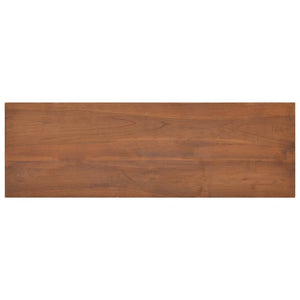 Mobile Porta TV 90x30x40 cm in Legno Massello di Teak