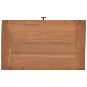 Comodino 50x30x35 cm in Legno Massello di Teak 326123