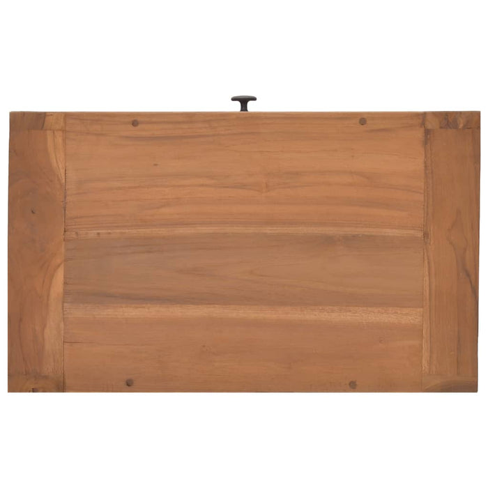 Comodino 50x30x35 cm in Legno Massello di Teak 326123