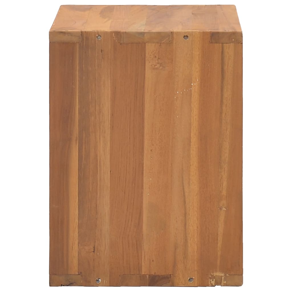 Comodino 40x30x40 cm in Legno Massello di Teak cod mxl 30610