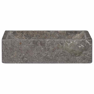 Lavandino Grigio 45x30x12 cm in Marmo cod mxl 44553