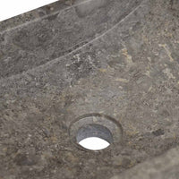 Lavandino Grigio 45x30x12 cm in Marmo cod mxl 44553