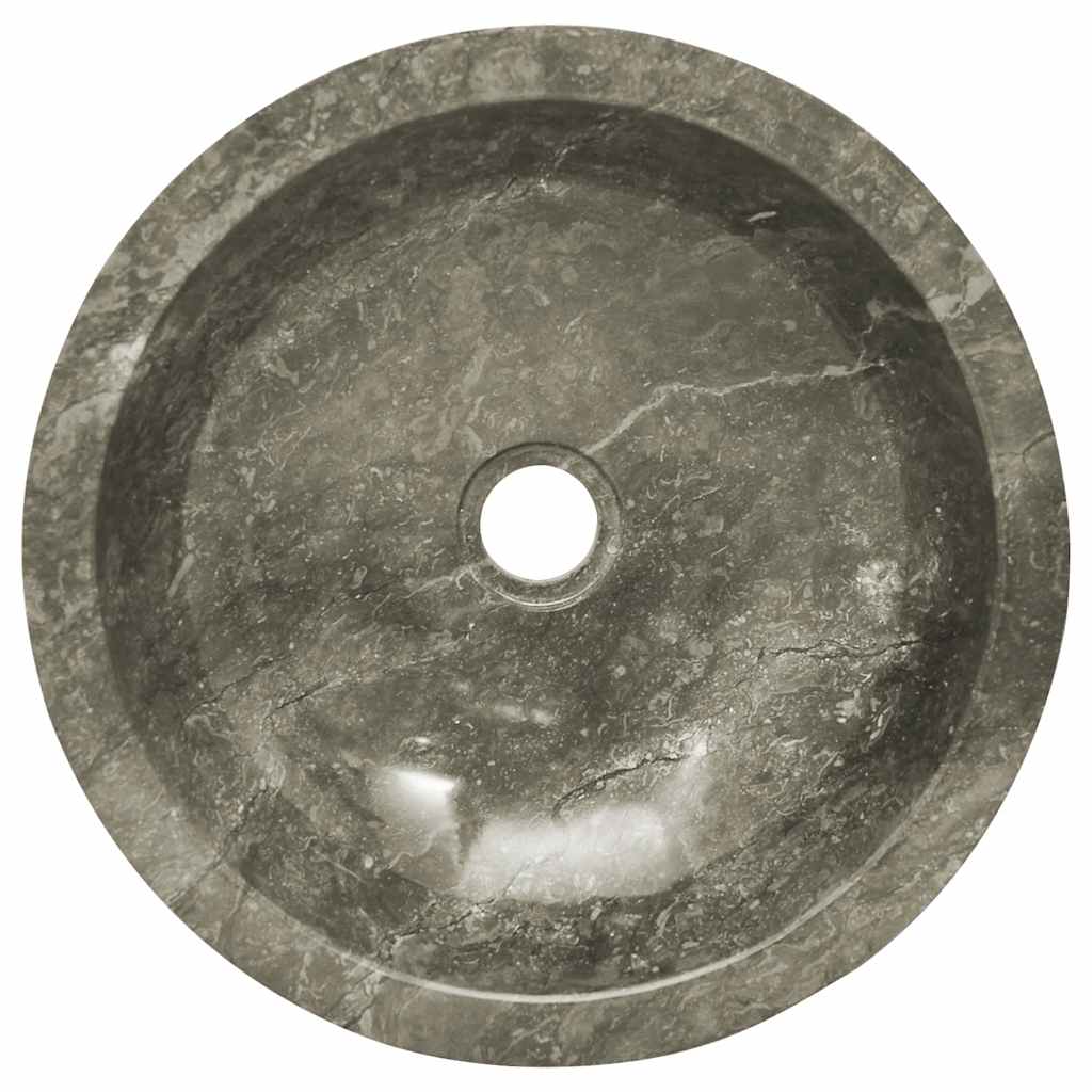 Lavandino Grigio Ø40x12 cm in Marmo 149157
