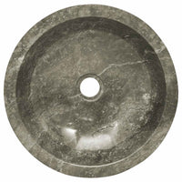 Lavandino Grigio Ø40x12 cm in Marmo 149157