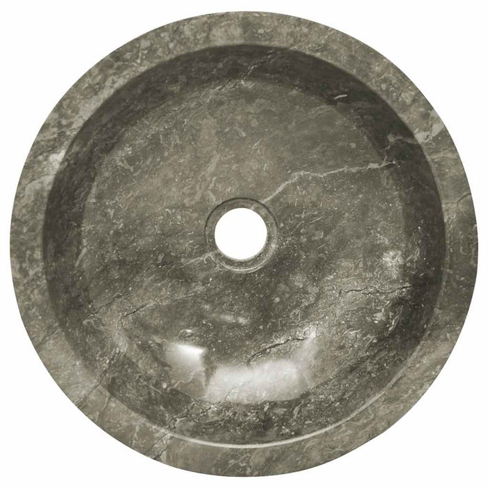 Lavandino Grigio Ø40x12 cm in Marmo 149157