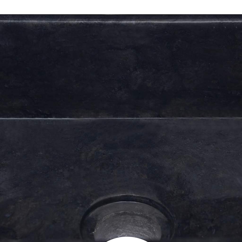 Lavandino-Lavabo-Lavello Nero 30x30x13 cm in Marmo
