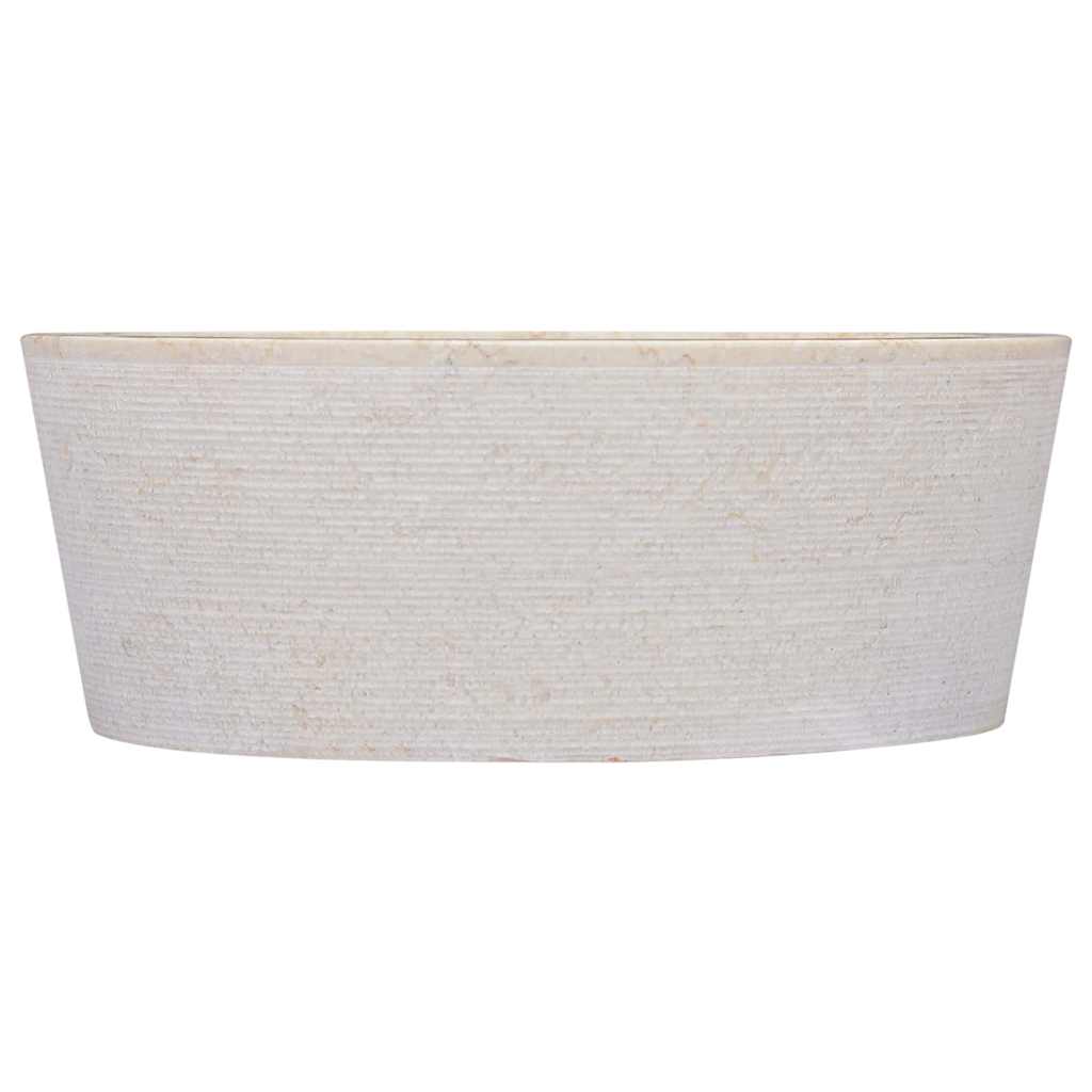 Lavandino Crema Ã˜40x15 cm in Marmo cod mxl 44143