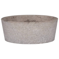 Lavabo diametro 40 x 15 cm marmo grigio 02_0002823