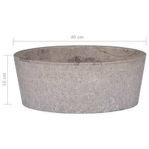 Lavabo diametro 40 x 15 cm marmo grigio 02_0002823