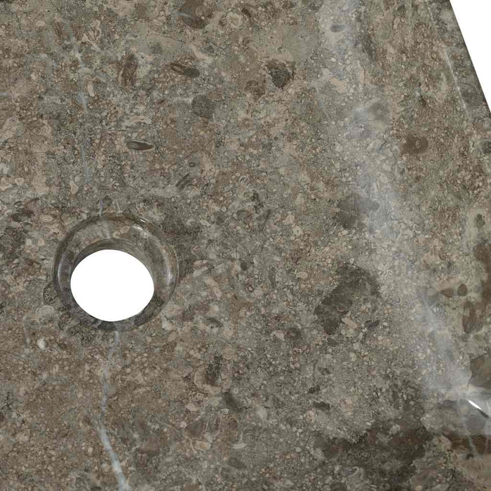 Lavandino Grigio 40x40x10 cm in Marmo