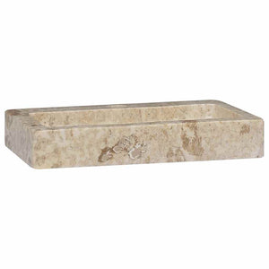 Lavello a Parete Crema 38x24x6,5 cm in Marmo 149186