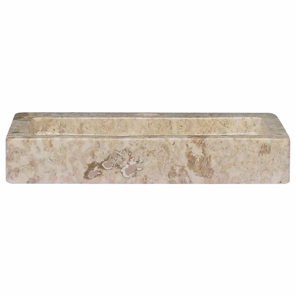 Lavello a Parete Crema 38x24x6,5 cm in Marmo 149186