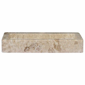 Lavello a Parete Crema 38x24x6,5 cm in Marmo 149186