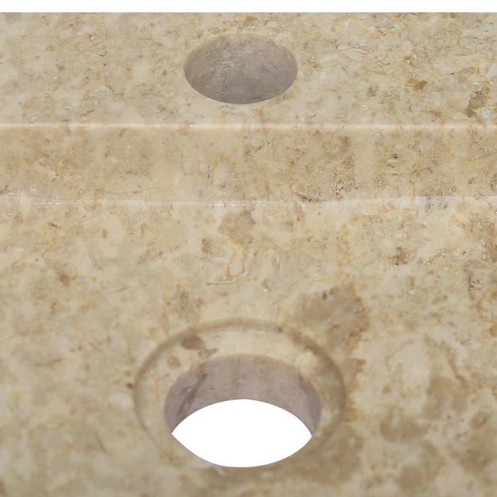 Lavello a Parete Crema 38x24x6,5 cm in Marmo 149186