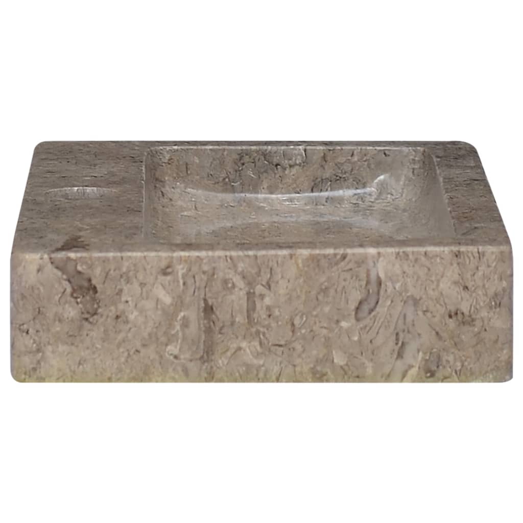 Lavabo da bagno lavabo da appoggio per WC lavabo da bagno lavabo da bagno interno casa 38 x 24 cm marmo grigio 02_0002832