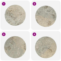 Piano per Tavolo Grigio Ø50x2,5 cm in Marmo 149194