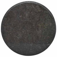 Piano per Tavolo Nero Ø60x2,5 cm in Marmo 149196