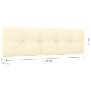 Set Divani da Giardino 3 pz con Cuscini Legno Pino Impregnato 3065776