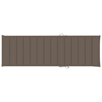 Sdraio sedia a sdraio lettino da giardino lettino da giardino terrazza mobili da esterno con cuscino grigio talpa in legno di pino impregnato 02_0012534