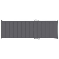 Sdraio sedia a sdraio lettino da giardino prendisole terrazza mobili da esterno 200 x 70 x (31,5-77) cm con tavolo e cuscino in pino impregnato 02_0012672