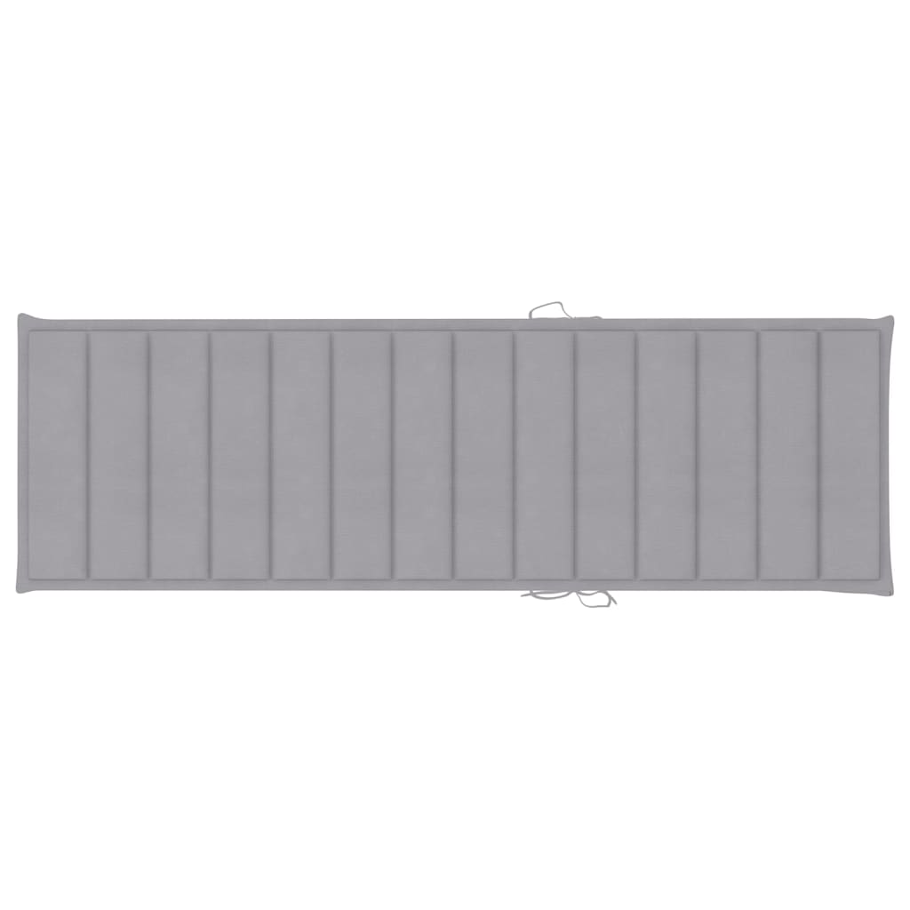 Lettino da Giardino con Tavolino Cuscino Legno Pino Impregnato cod mxl 44904