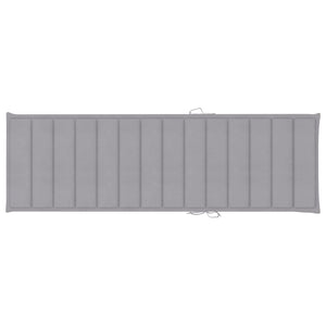 Lettino da Giardino con Tavolino Cuscino Legno Pino Impregnato cod mxl 44904