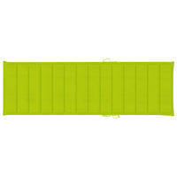 Lettino da Giardino con Tavolino Cuscino Legno Pino Impregnato 3065875