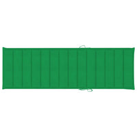 Lettino Prendisole Doppio e Cuscini Verdi in Pino Impregnato cod mxl 26380