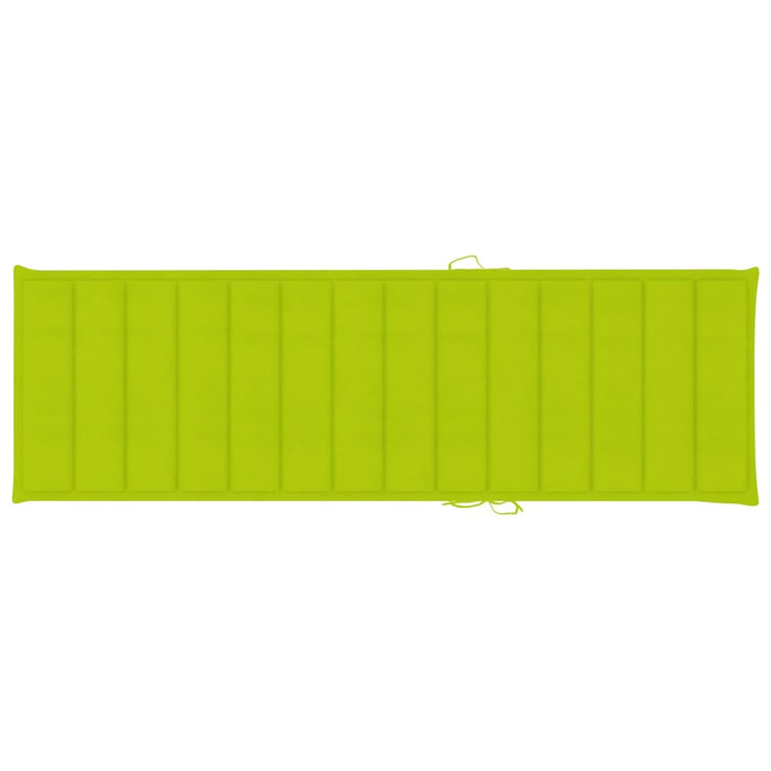 Prendisole Doppio e Cuscini Verde Brillante in Pino Impregnato 3065995