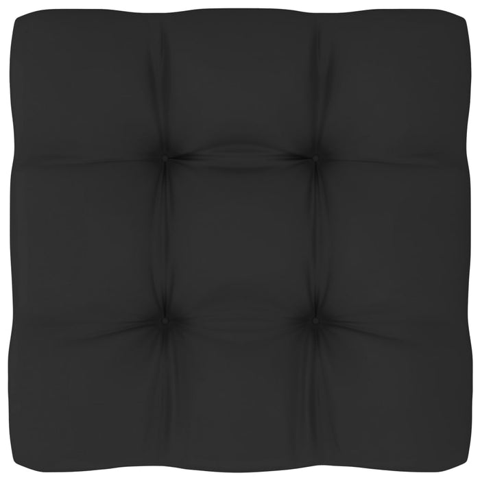 Ottomana da Giardino Pallet in Legno di Pino Impregnato Nero 3066440