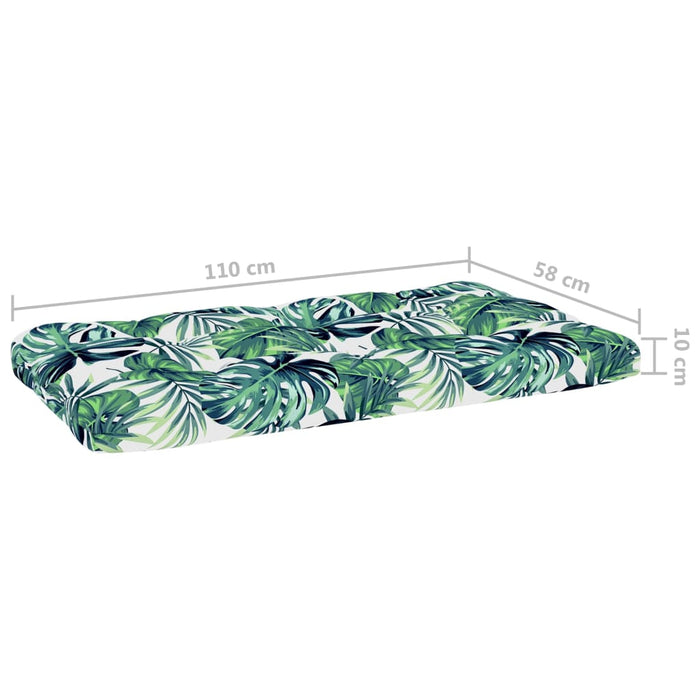 Divano Centrale da Giardino Pallet Legno Pino Impregnato Ambra