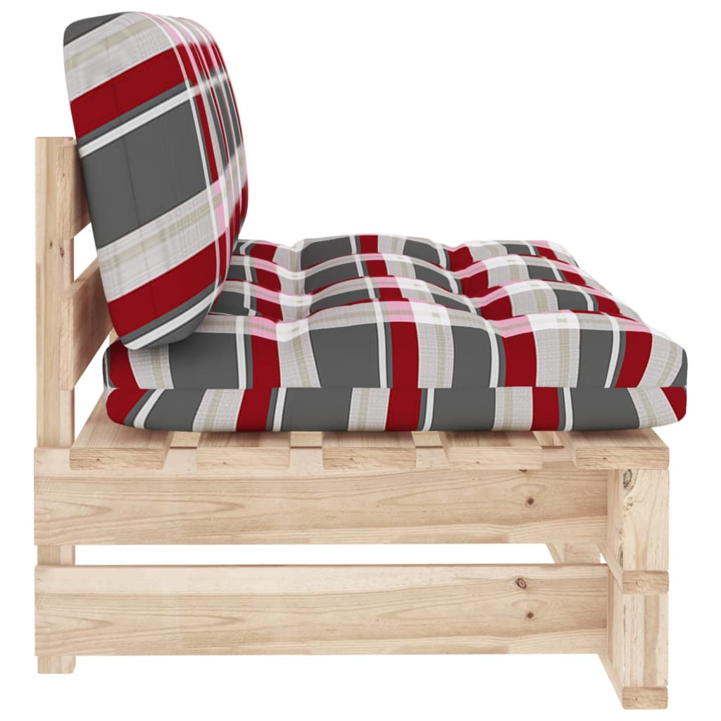 Divano Centrale Giardino su Pallet in Legno di Pino Impregnato 3066541