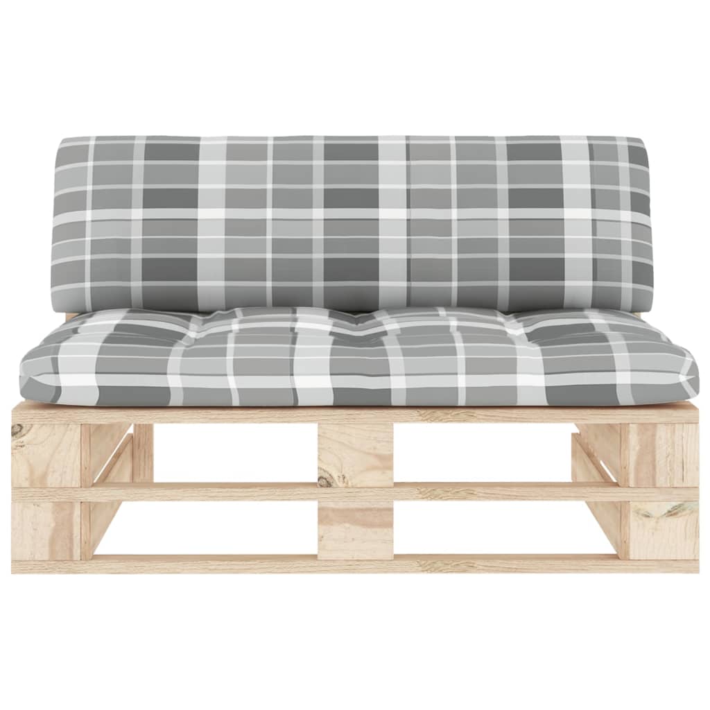 Divano Centrale Giardino su Pallet in Legno di Pino Impregnato cod mxl 55675