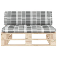 Divano Centrale Giardino su Pallet in Legno di Pino Impregnato cod mxl 55675