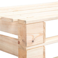 Divano Angolare da Giardino su Pallet Legno di Pino Impregnato 3066609